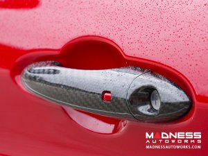 Alfa Romeo Giulia Exterior Door Handle Cover Set - Carbon Fiber